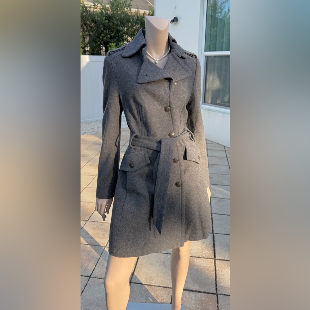 Espirit women grey wool coat S/M (US 4–6)